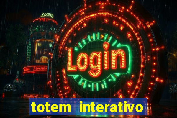 totem interativo touch screen