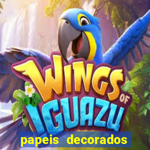 papeis decorados para imprimir