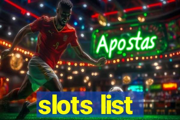 slots list