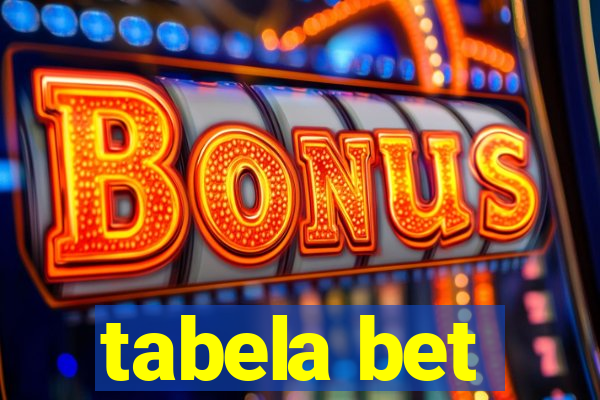 tabela bet