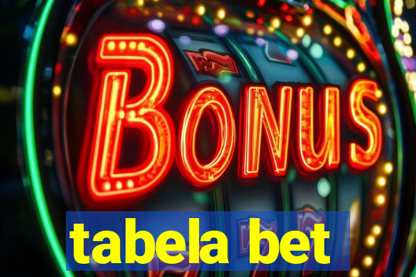 tabela bet