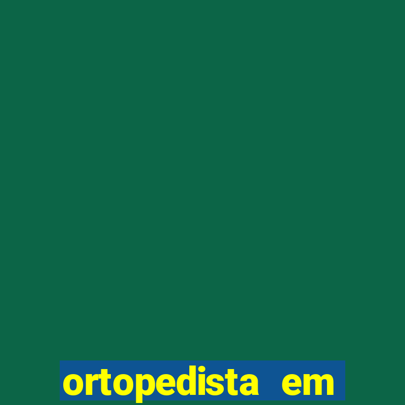 ortopedista em cruzeiro sp