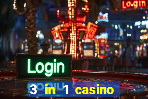 3 in 1 casino game set