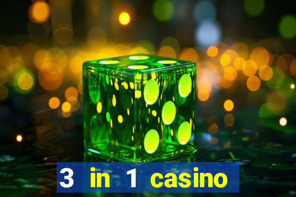 3 in 1 casino game set