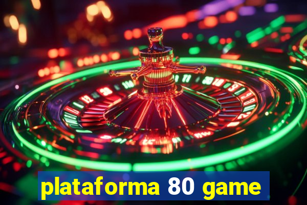 plataforma 80 game