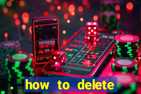 how to delete account in bingo plus