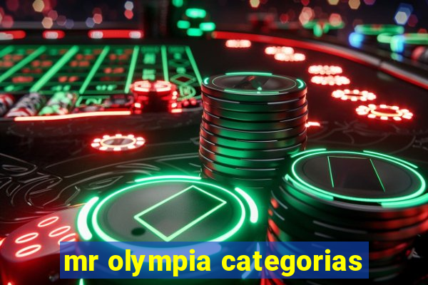 mr olympia categorias