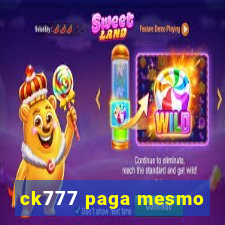 ck777 paga mesmo