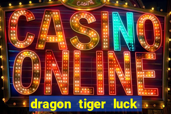 dragon tiger luck demo pg slot