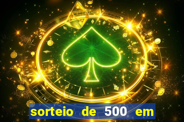 sorteio de 500 em cash toda segunda feira novibet