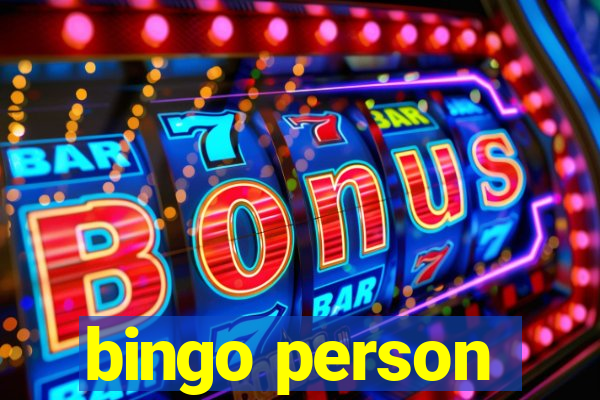 bingo person