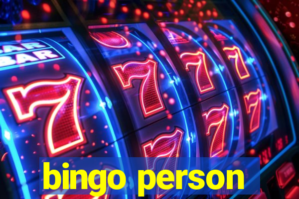 bingo person