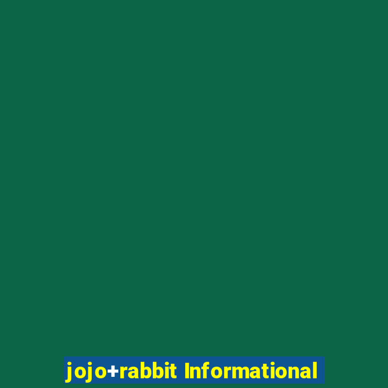 jojo+rabbit Informational