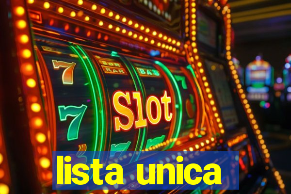 lista unica