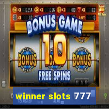 winner slots 777