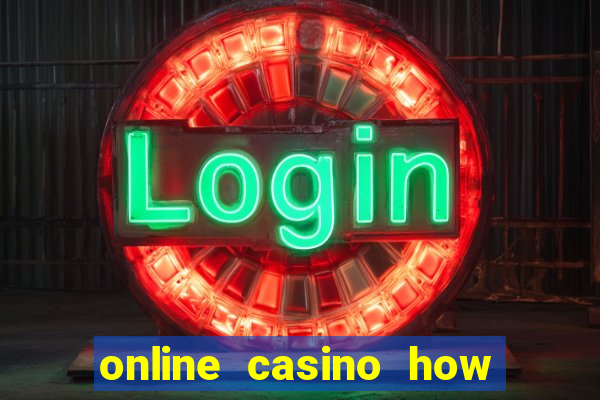 online casino how to win