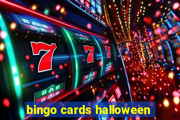 bingo cards halloween