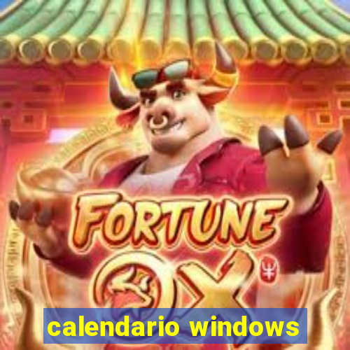 calendario windows