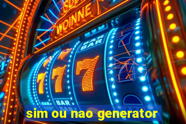 sim ou nao generator