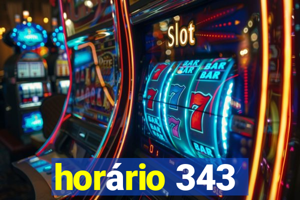 horário 343