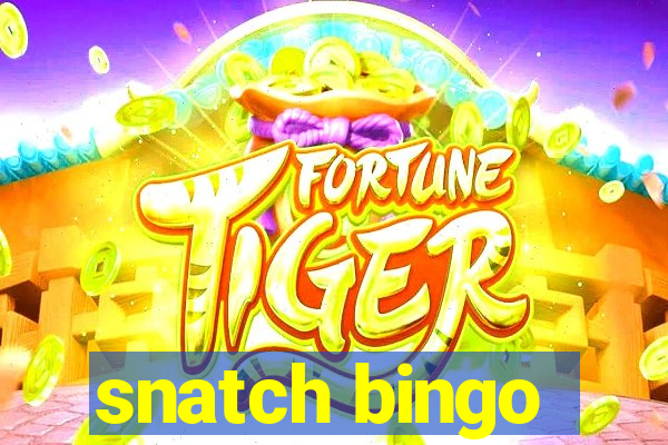 snatch bingo