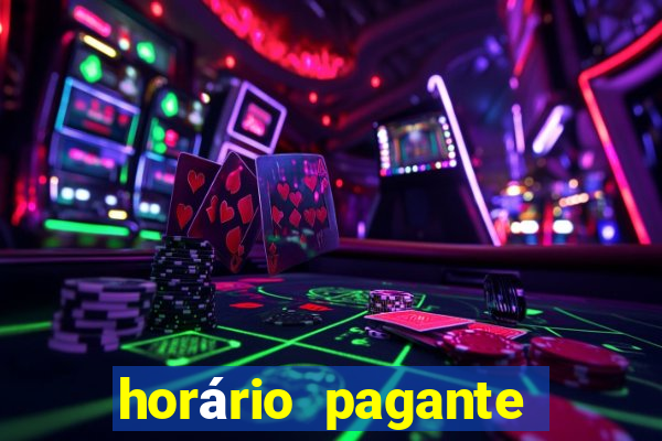 horário pagante fortune mouse