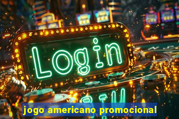 jogo americano promocional