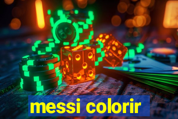 messi colorir