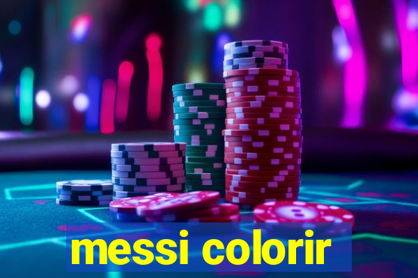 messi colorir