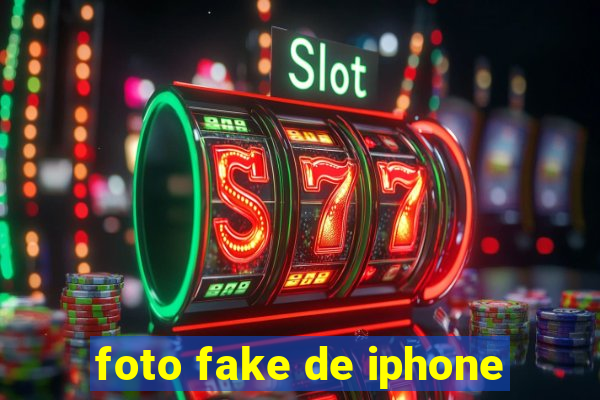 foto fake de iphone