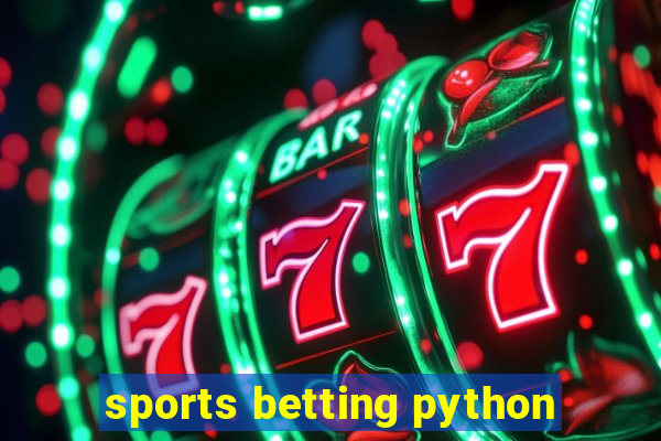 sports betting python