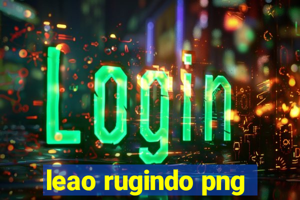 leao rugindo png