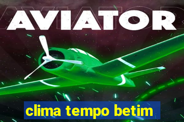 clima tempo betim