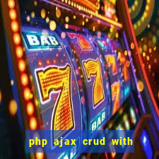 php ajax crud with datatables and bootstrap modals