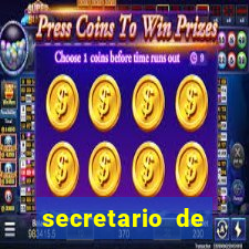 secretario de esporte salario