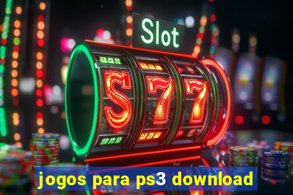 jogos para ps3 download