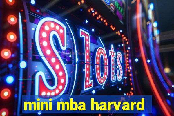 mini mba harvard