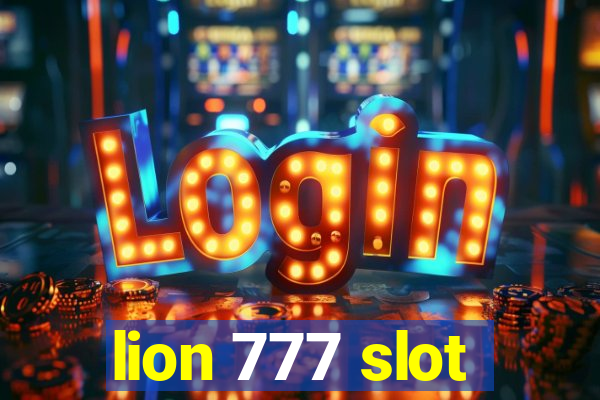 lion 777 slot