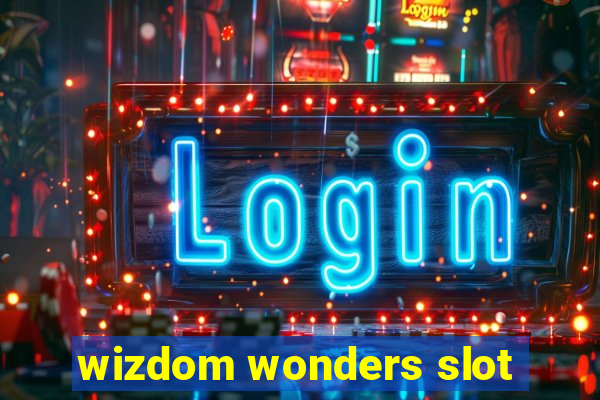 wizdom wonders slot