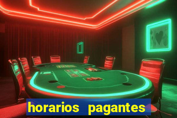 horarios pagantes pg slots