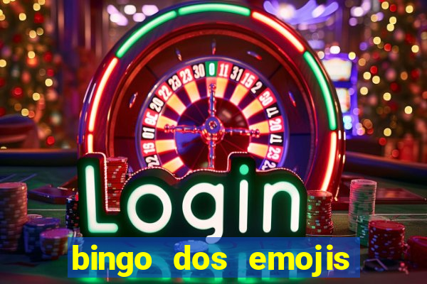 bingo dos emojis para imprimir