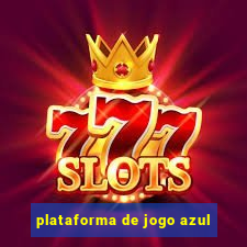 plataforma de jogo azul