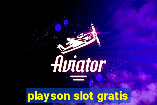 playson slot gratis