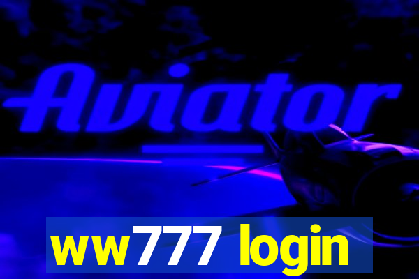 ww777 login