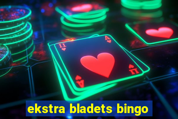 ekstra bladets bingo