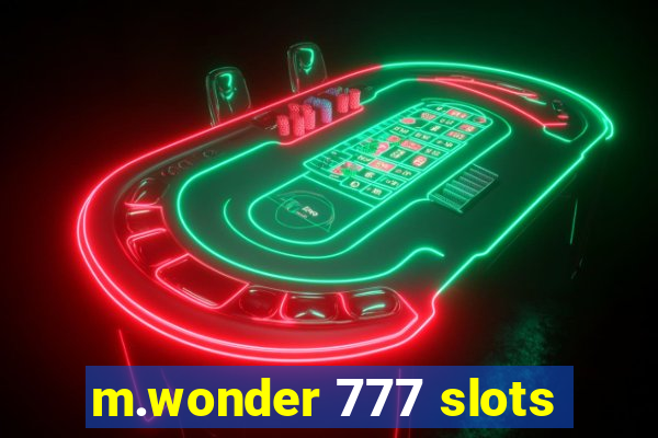 m.wonder 777 slots