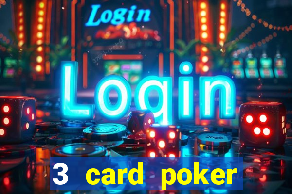 3 card poker casino rules