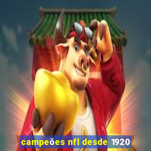 campeões nfl desde 1920