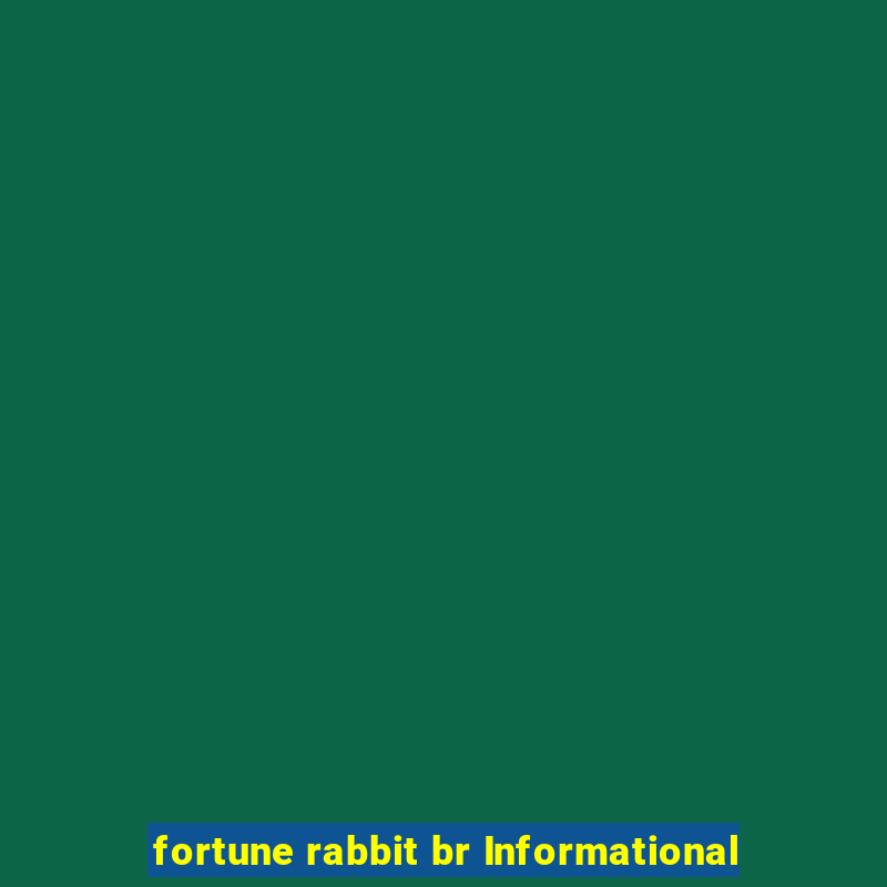 fortune rabbit br Informational