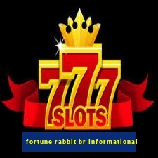 fortune rabbit br Informational